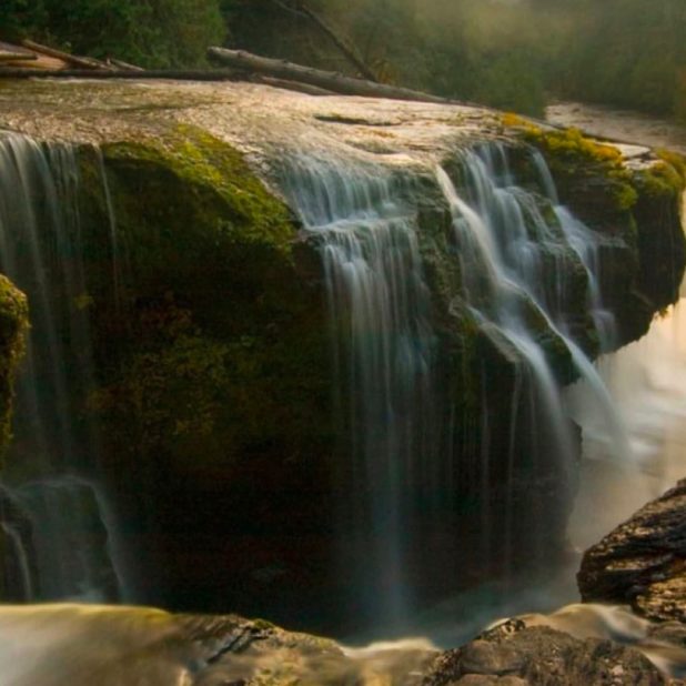 風景滝の iPhone7 Plus 壁紙