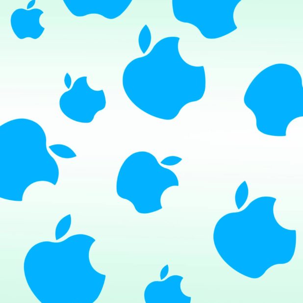 Apple青の iPhone7 Plus 壁紙