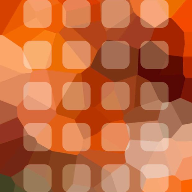 模様棚橙の iPhone7 Plus 壁紙