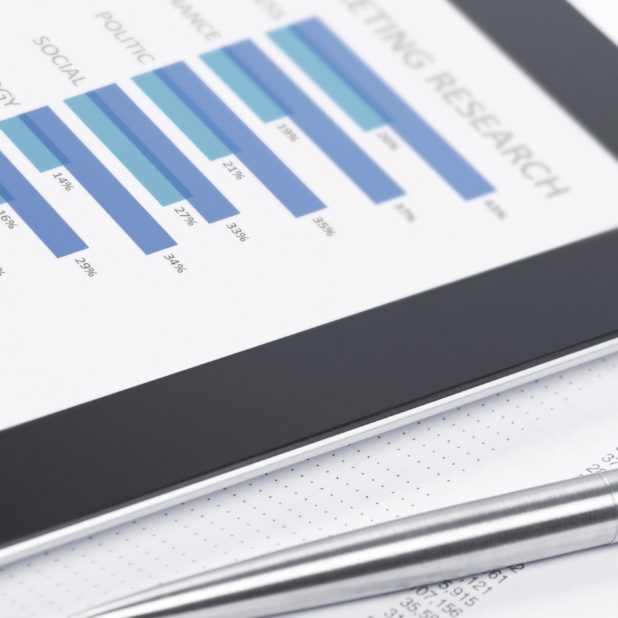 タブレットグラフビジネスの iPhone7 Plus 壁紙