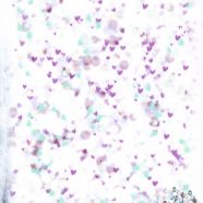 ハート 紫の iPhone8 壁紙