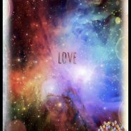宇宙 愛の iPhone8 壁紙