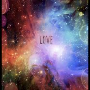 宇宙 愛の iPhone8 壁紙