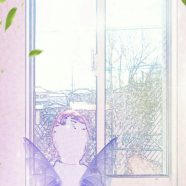 窓辺 妖精の iPhone8 壁紙
