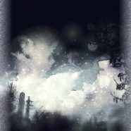 夜空 雲の iPhone8 壁紙