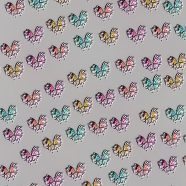 蝶 カラフルの iPhone8 壁紙