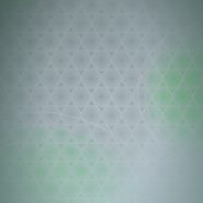 ドット模様グラデーション丸緑の iPhone8 壁紙