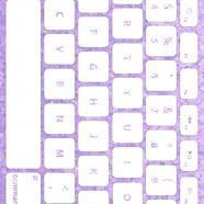 キーボード紫白の iPhone8 壁紙