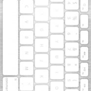 海キーボード灰白の iPhone8 壁紙