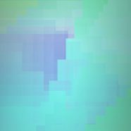 グラデーション模様緑の iPhone8 壁紙