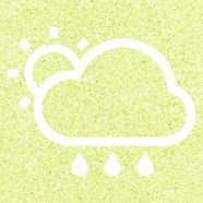 太陽晴曇雨黄緑の iPhone8 壁紙