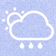 太陽晴曇雨青紫の iPhone8 壁紙