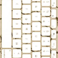 地面キーボード黄白の iPhone8 壁紙