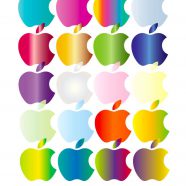 棚appleカラフルの iPhone8 壁紙