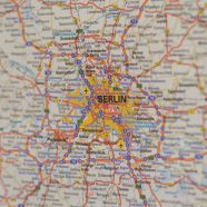 地図ベルリンの iPhone8 壁紙