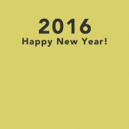 新年壁紙 happy news year 2016 黄色の iPhone8 壁紙