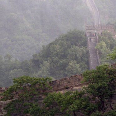 風景万里の長城の iPhone8 壁紙