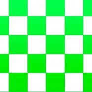 緑グラデーションチェック模様棚の iPhone8 壁紙