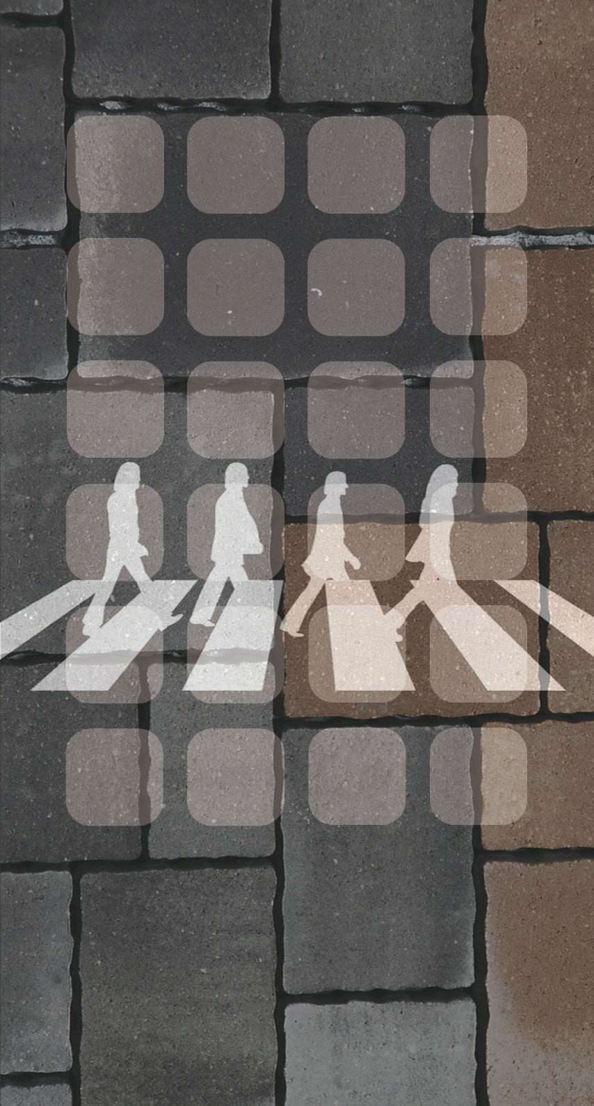 石畳イラスト棚アビーロード風黒 Wallpaper Sc Iphone8壁紙