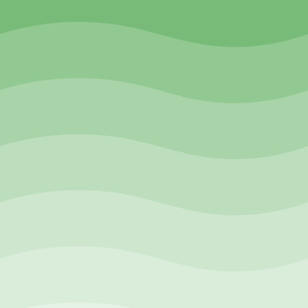 波模様グラデーション緑の iPhone8Plus 壁紙