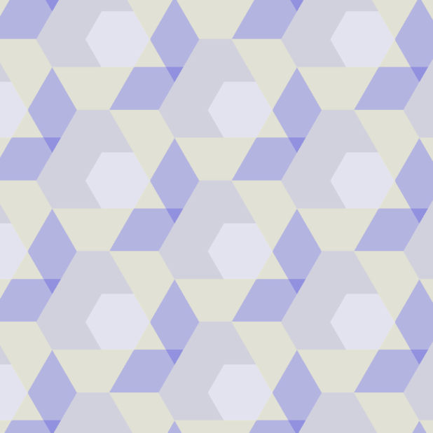 幾何学模様紫黄の iPhone8Plus 壁紙