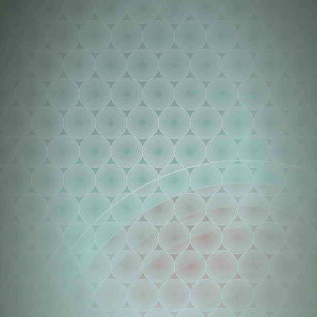 ドット模様グラデーション丸青緑の iPhone8Plus 壁紙