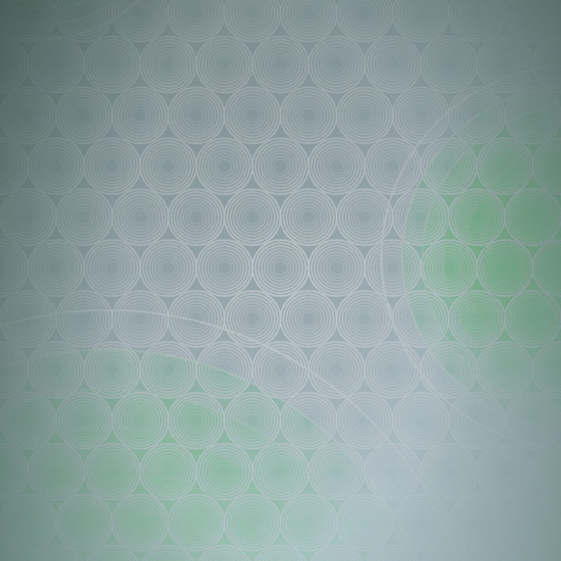 ドット模様グラデーション丸緑の iPhone8Plus 壁紙