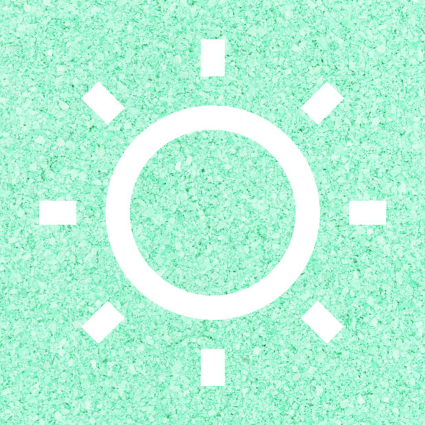 太陽青緑の iPhone8Plus 壁紙