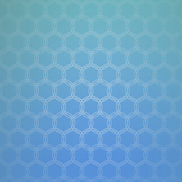 グラデーション模様丸青の iPhone8Plus 壁紙