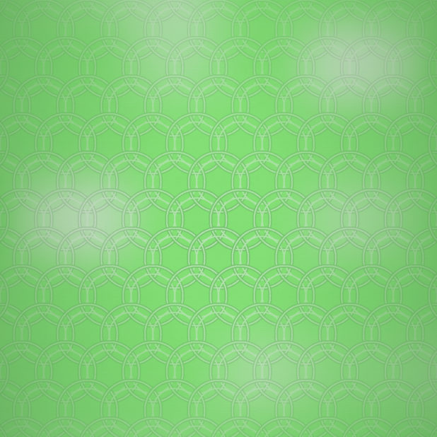 丸グラデーション模様黄緑の iPhone8Plus 壁紙