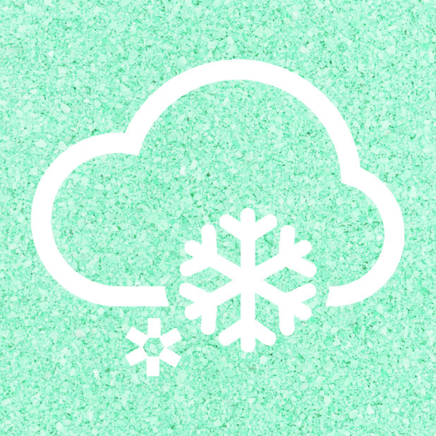 曇雪青緑の iPhone8Plus 壁紙