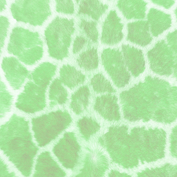 毛皮模様緑の iPhone8Plus 壁紙