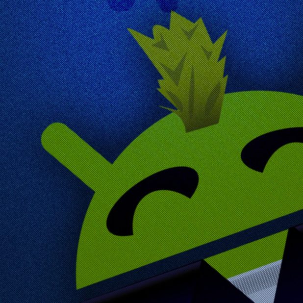 Android緑青キャラの iPhone8Plus 壁紙