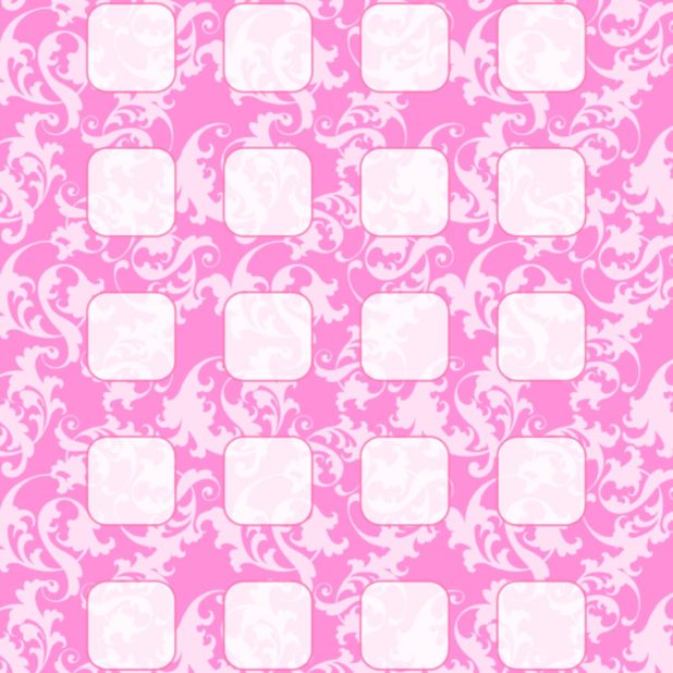 模様棚桃の iPhone8Plus 壁紙