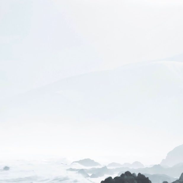 風景海空冬の iPhone8Plus 壁紙