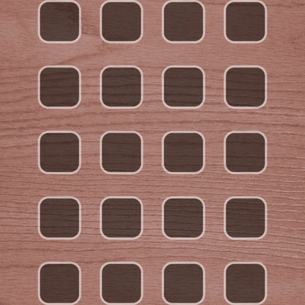 板木茶木目棚の iPhone8Plus 壁紙