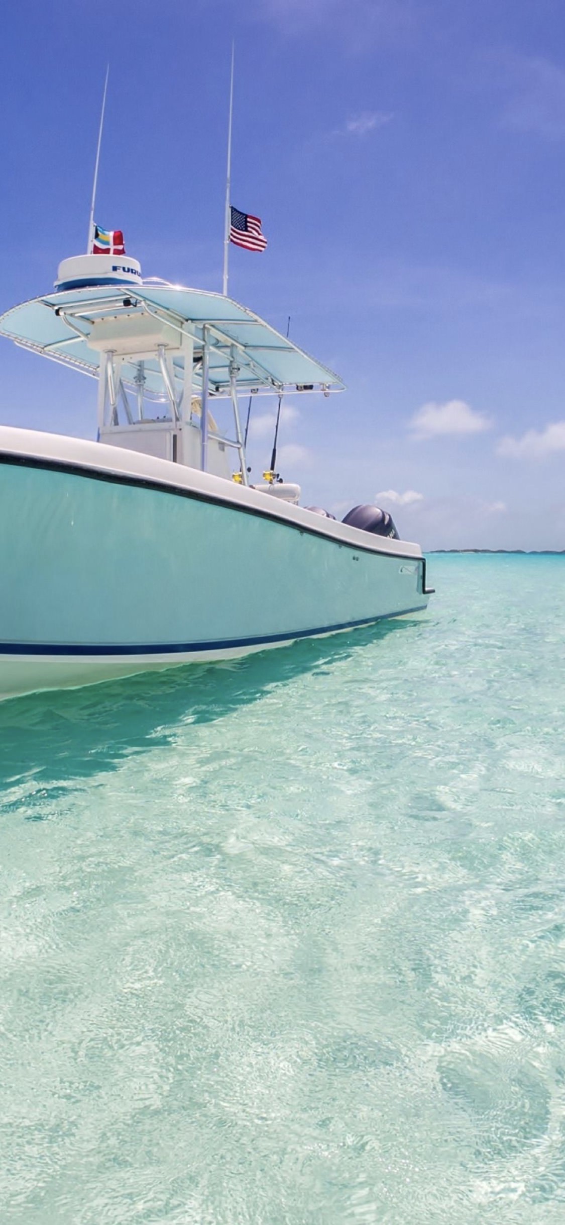 景色船海青 Wallpaper Sc Iphonexs壁紙