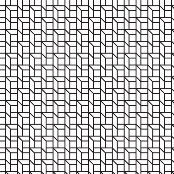 模様四角形白黒の iPhoneX 壁紙