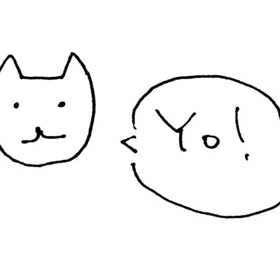 イラスト猫白Yo!の iPhoneX 壁紙