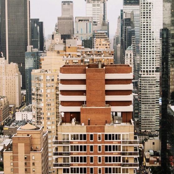 風景町並みニューヨークの iPhoneX 壁紙