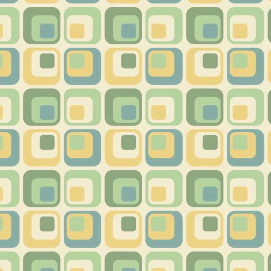 模様四角形緑黄の iPhoneX 壁紙