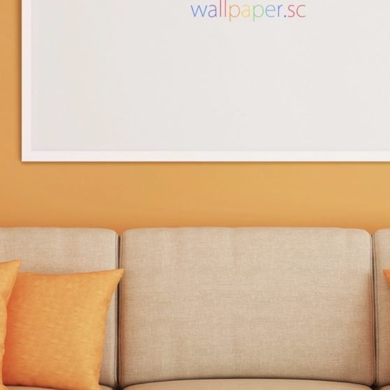 インテリアソファー橙 wallpaper.scの iPhoneX 壁紙
