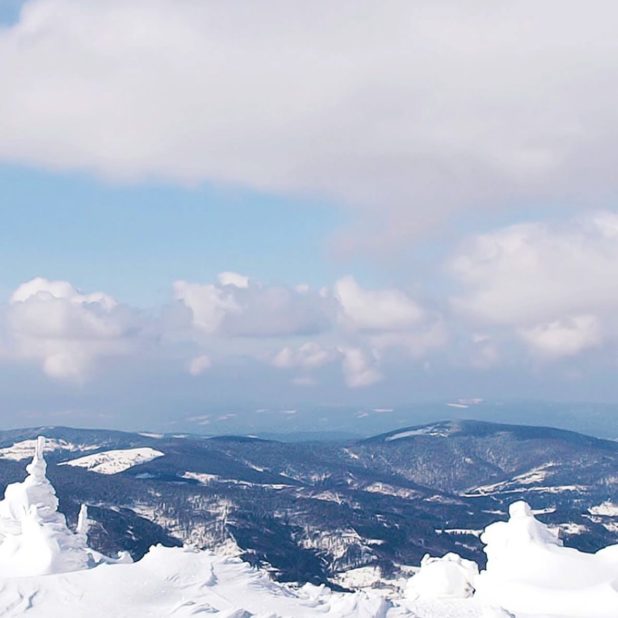 風景雪山の iPhoneXSMax 壁紙