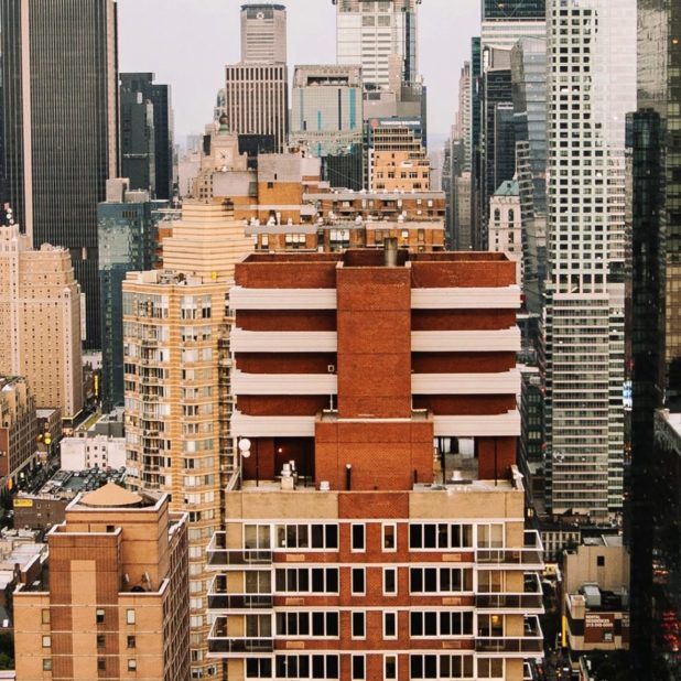 風景町並みニューヨークの iPhoneXSMax 壁紙